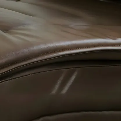 Traditional Adjustable Faux Leather Chaise Lounge for LivingRoom Image - 9
