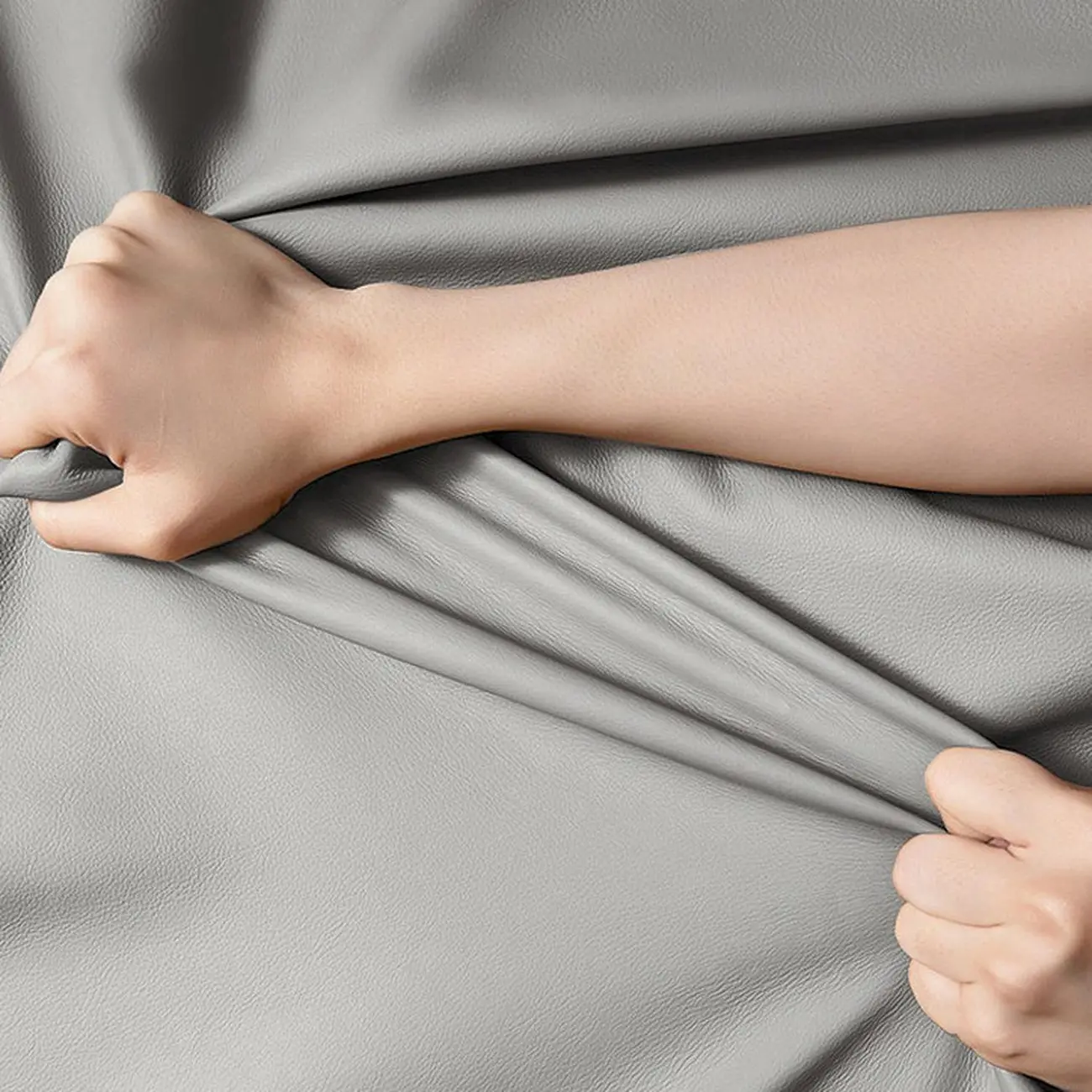 Modern Grey Upholstered Bedroom Bench with Hidden Storage Image - 3 | homeyfad