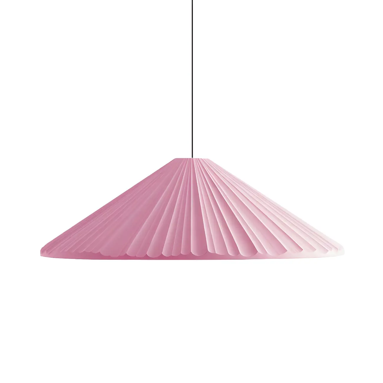 Nordic Pink Ribbed Umbrella Shape Indoor Pendant Light   Image - 30 | homeyfad