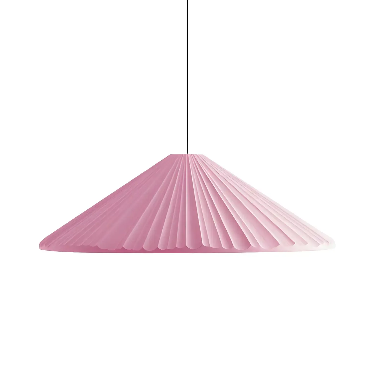 Nordic Pink Ribbed Umbrella Shape Indoor Pendant Light   Image - 30