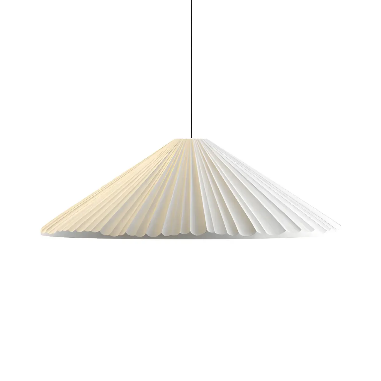 Nordic Pink Ribbed Umbrella Shape Indoor Pendant Light   Image - 39