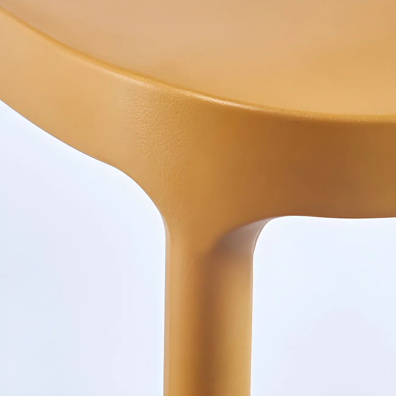 Modern Acrylic Vibrant Curved Backrest Stackable Bar Stool Image - 13 | homeyfad