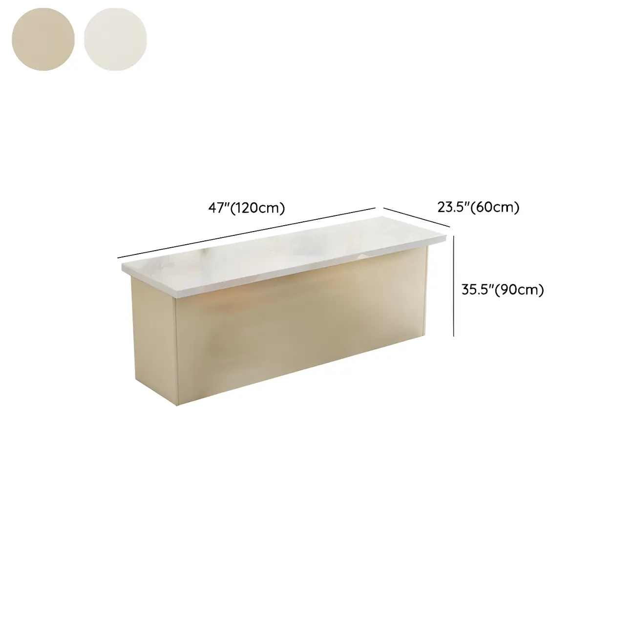 Modern White Faux Marble Wood Storage Bar Tables Image - 7 | homeyfad