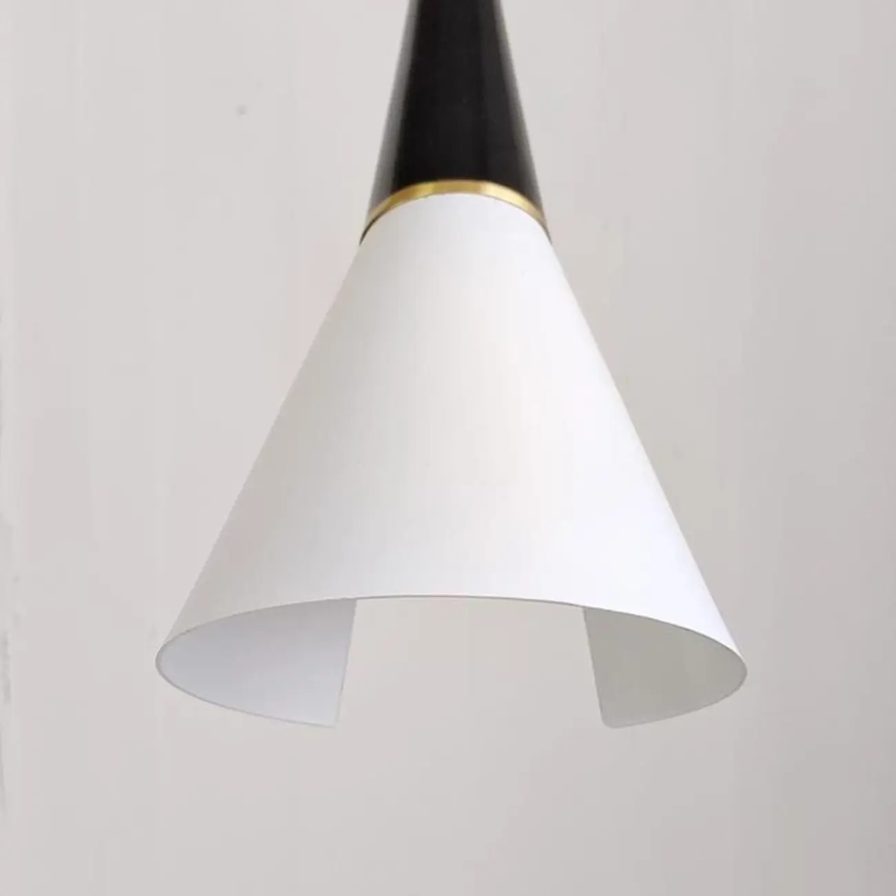 Gold Metal Modern White Aluminum Shade Swing Arm Wall Light Image - 8 | homeyfad