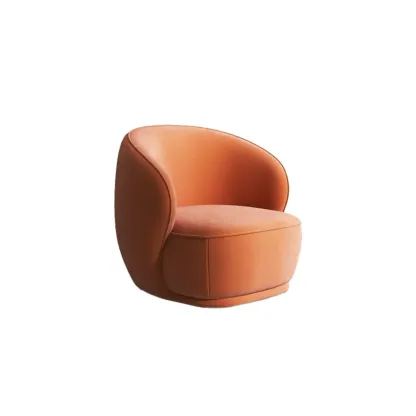 Classic Fabric Accent Chair with Arms for Living Room Image - 10