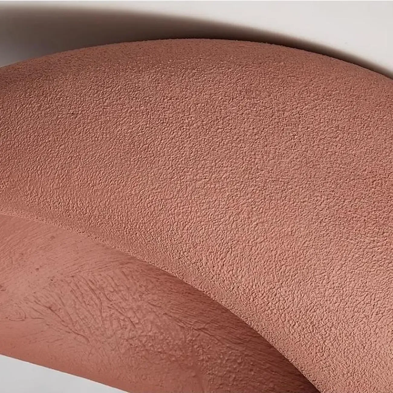 Nordic Stone-Shaped Plastic Flush Mount LED Ceiling Light Image - 12