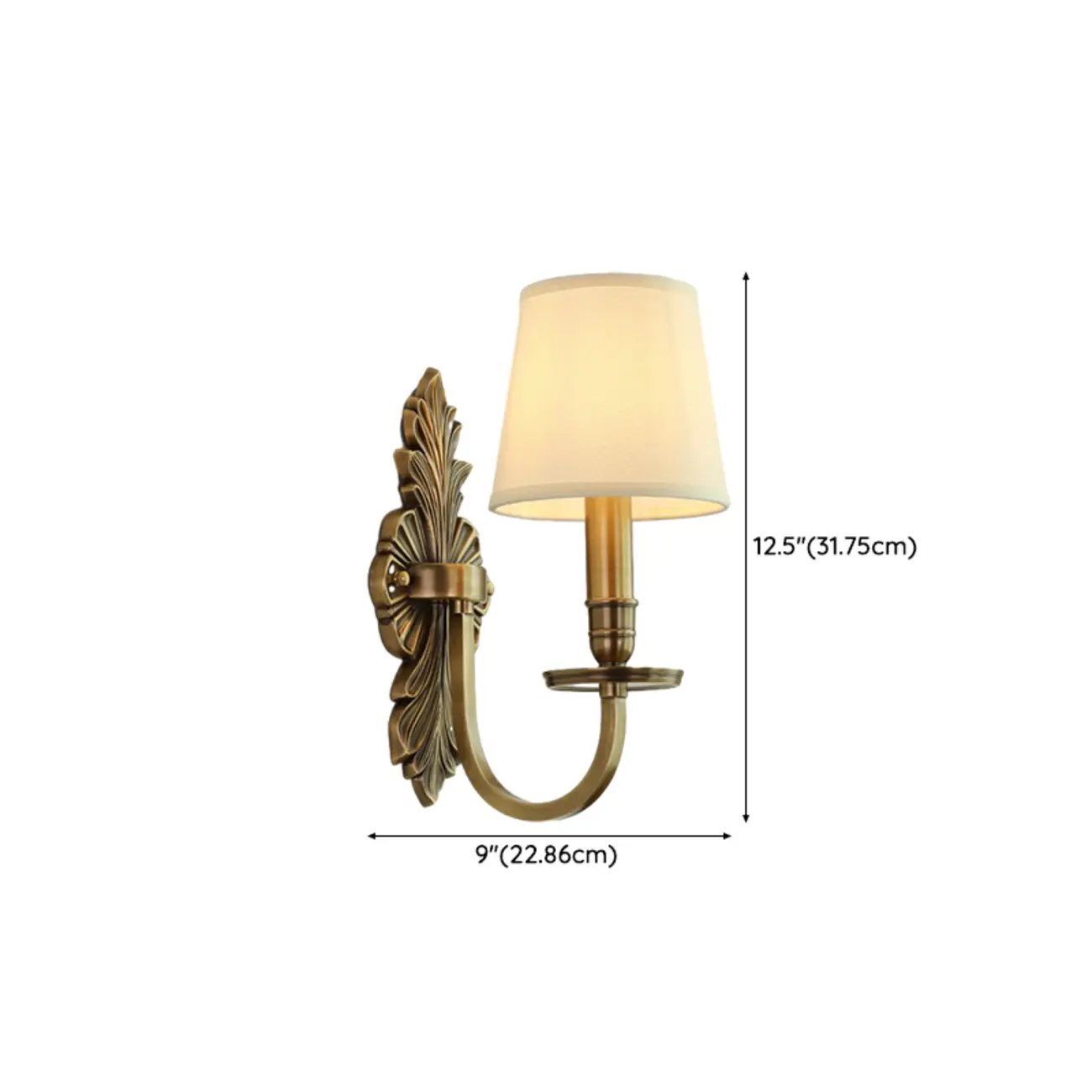 Timeless Brass Candle Wall Sconce with 2 Lights for Indoor | homeyfad