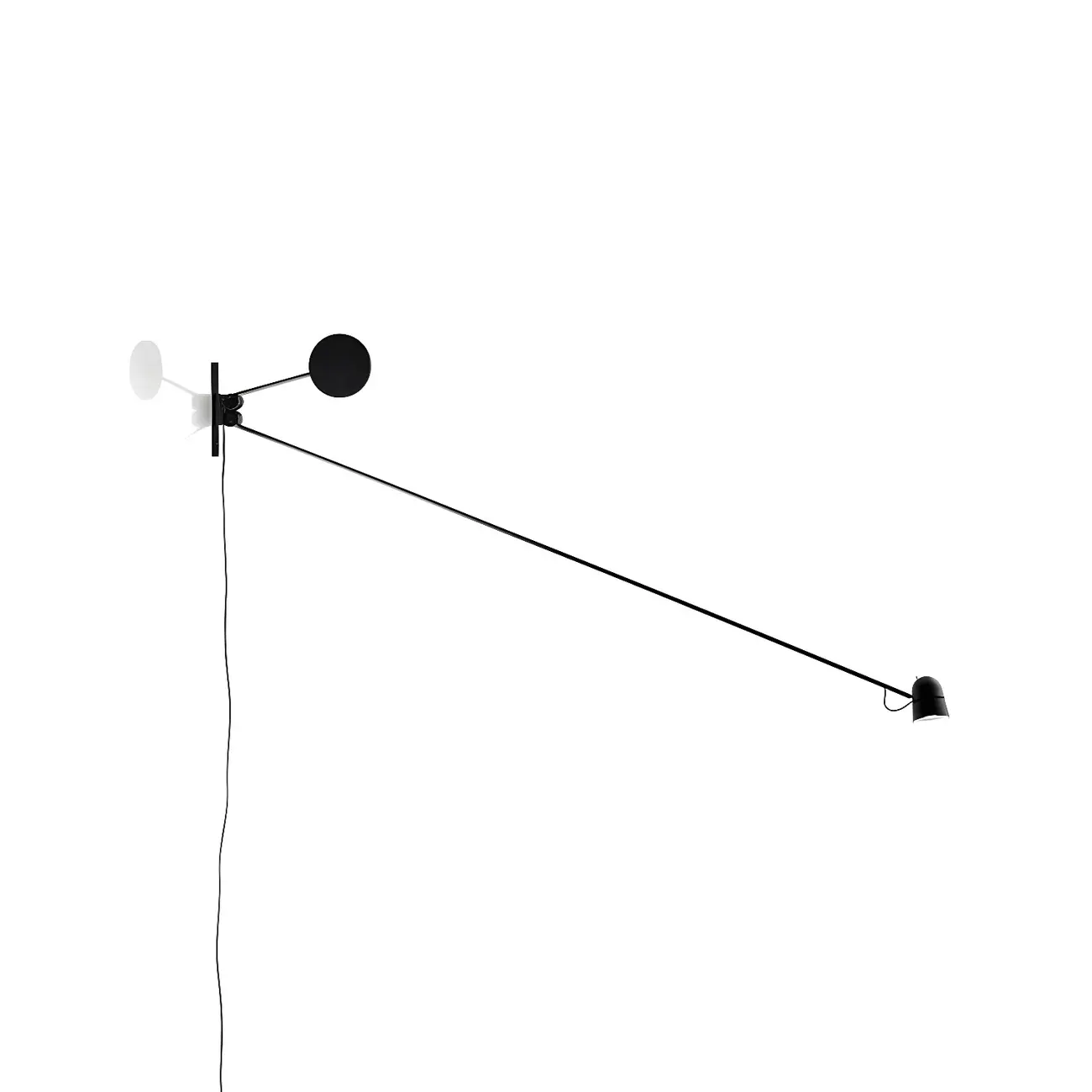 Plug-In Adjustable Swing Arm Wall Light for Modern Bedroom | homeyfad