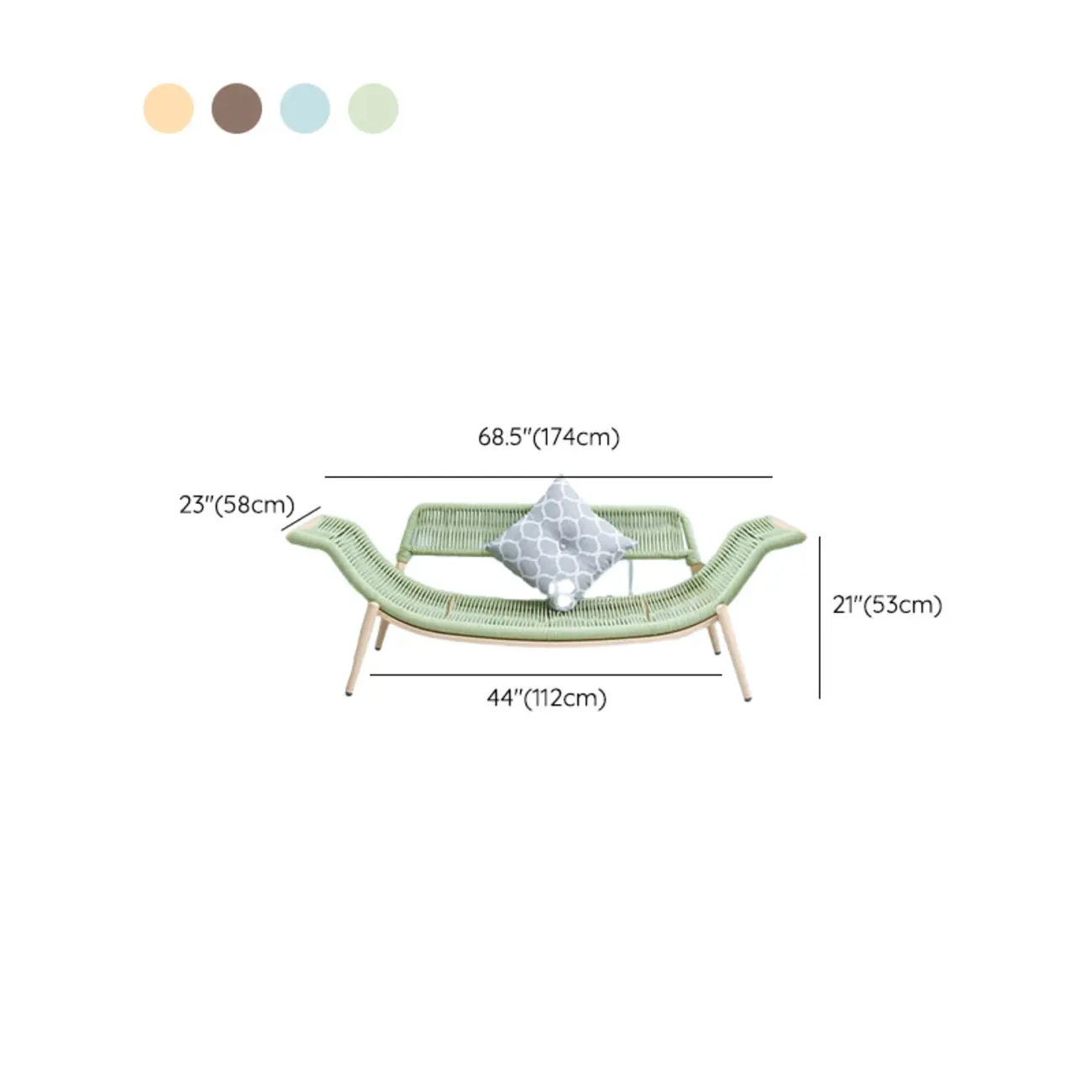 Traditional Fabric Chaise Lounge with Storage for Living Room #size | homeyfad