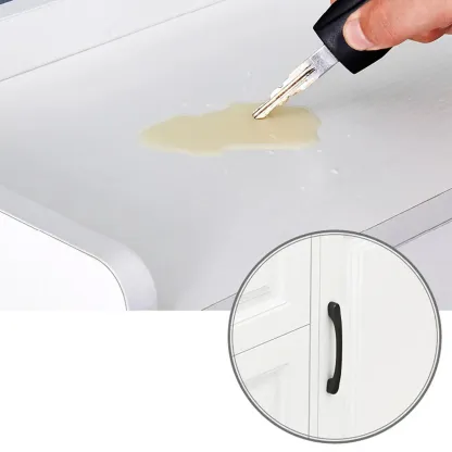 Entryway White Wooden Narrow Shoe Storage Cabinet Image - 7