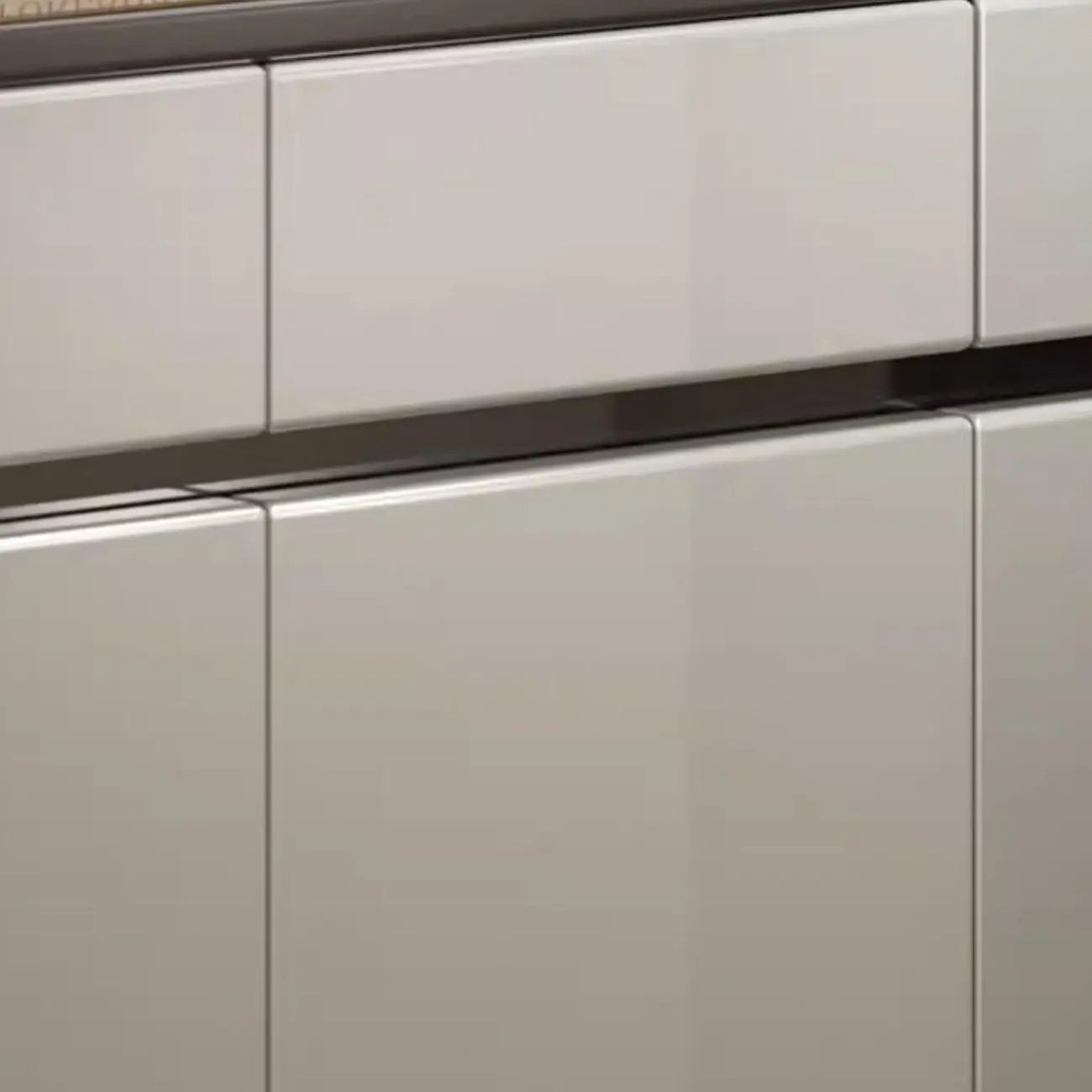 Sleek Entryway Wooden Shoe Storage Cabinet with Glass Top Image - 10 | homeyfad