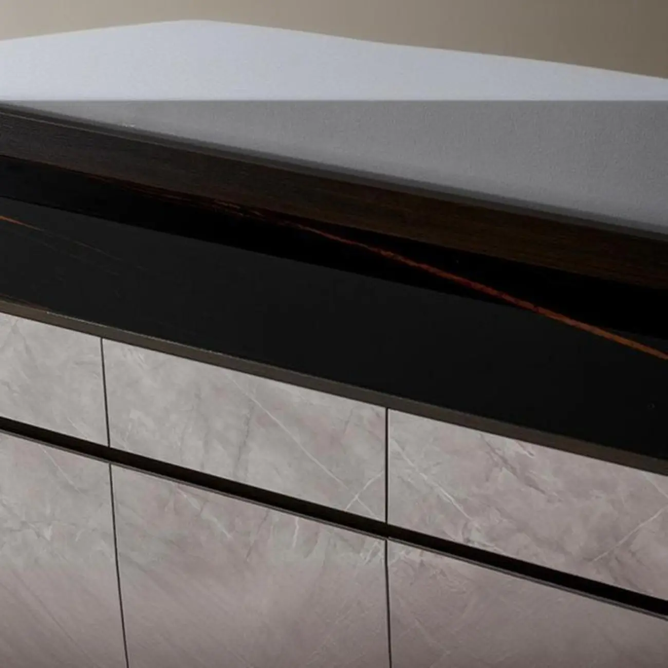 Modern Grey Wooden Shoe Cabinet Display Top Storage Image - 12 | homeyfad