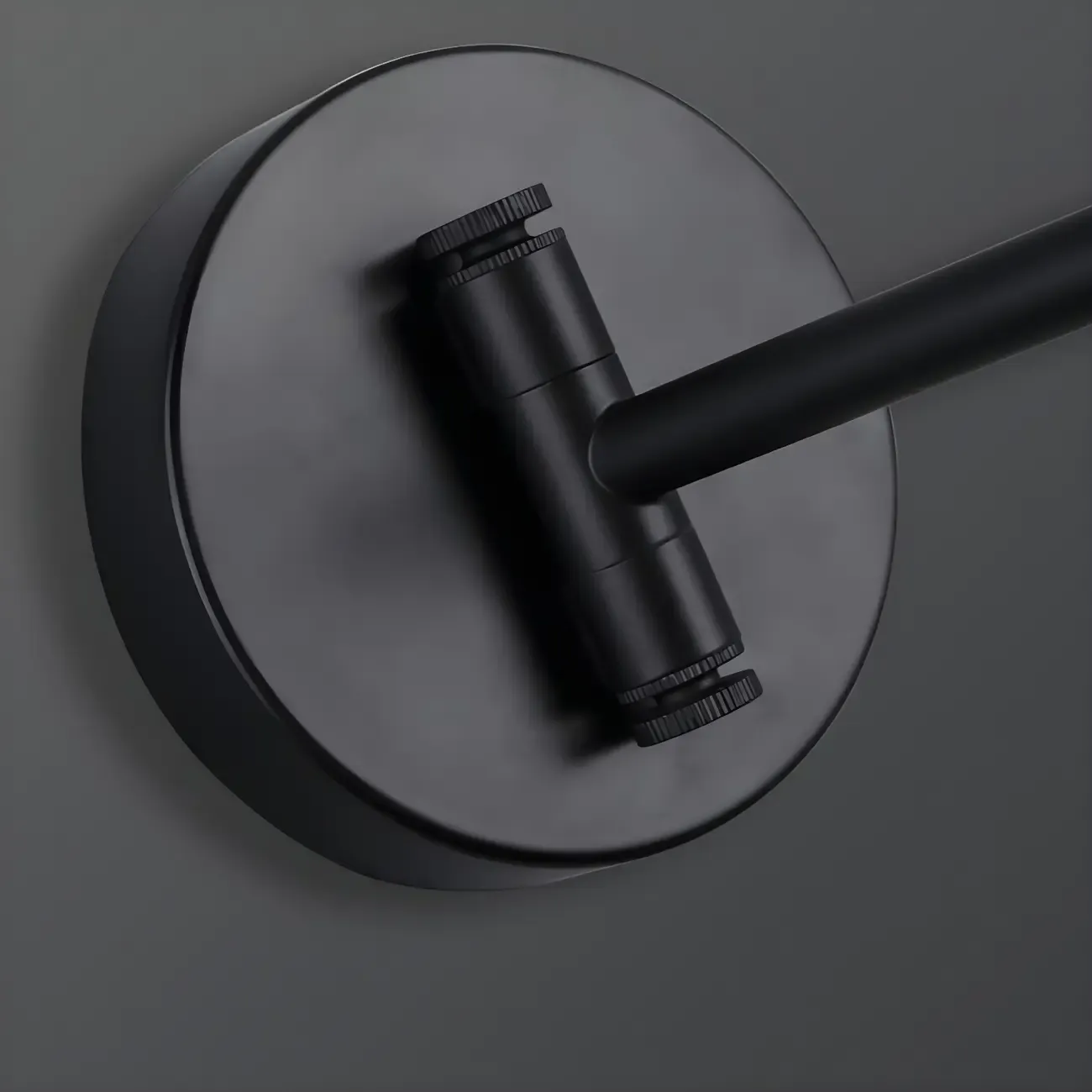 Minimalist Metal Cylindrical Swing Arm Wall Light Image - 11