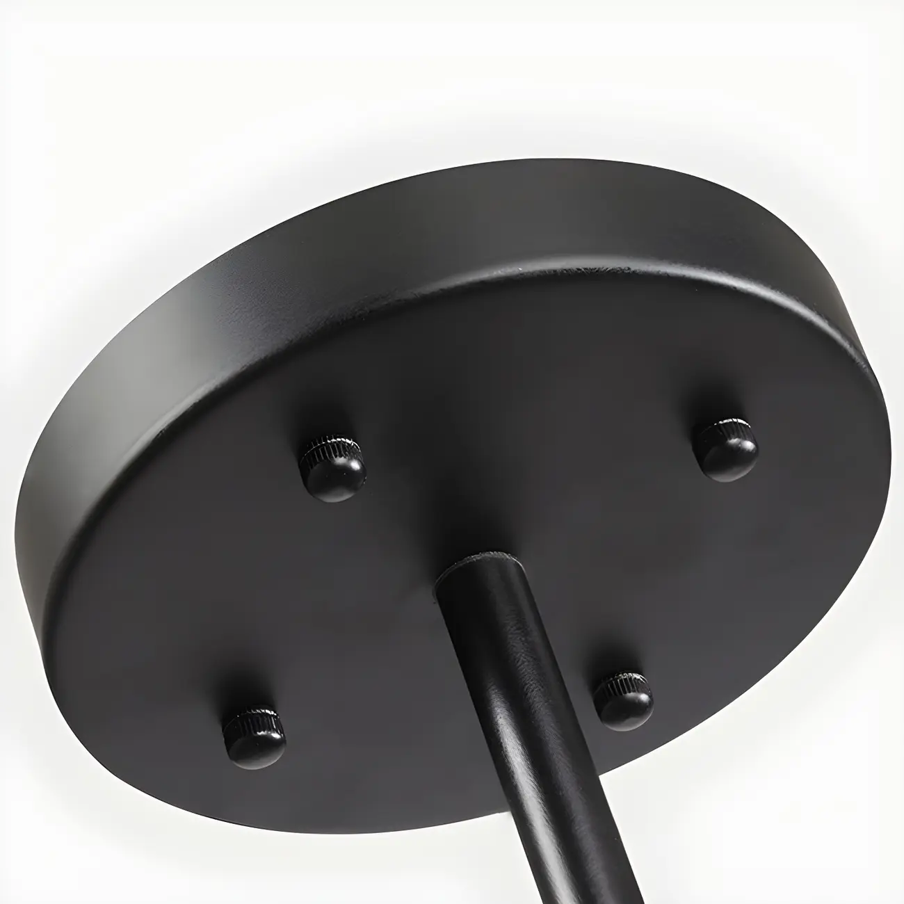 Industrial Sputnik Chandelier with Clear Blue Glass Globes Image - 11 | homeyfad