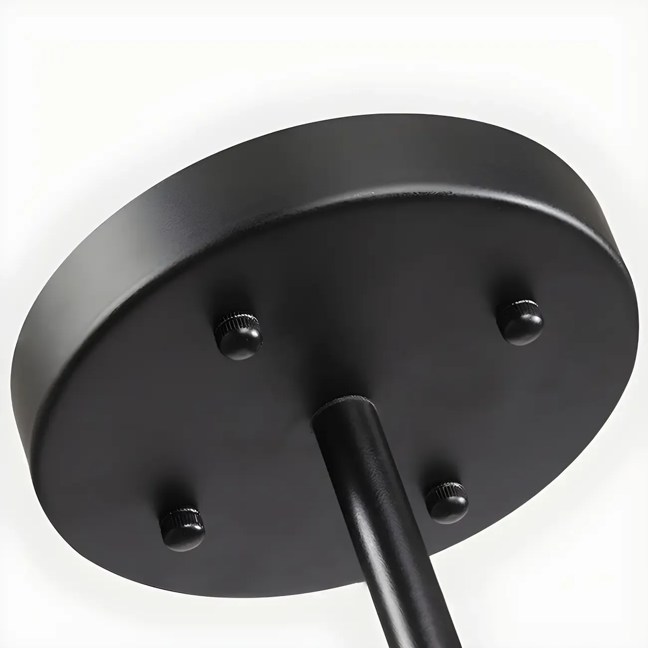 Industrial Sputnik Chandelier with Clear Blue Glass Globes Image - 11