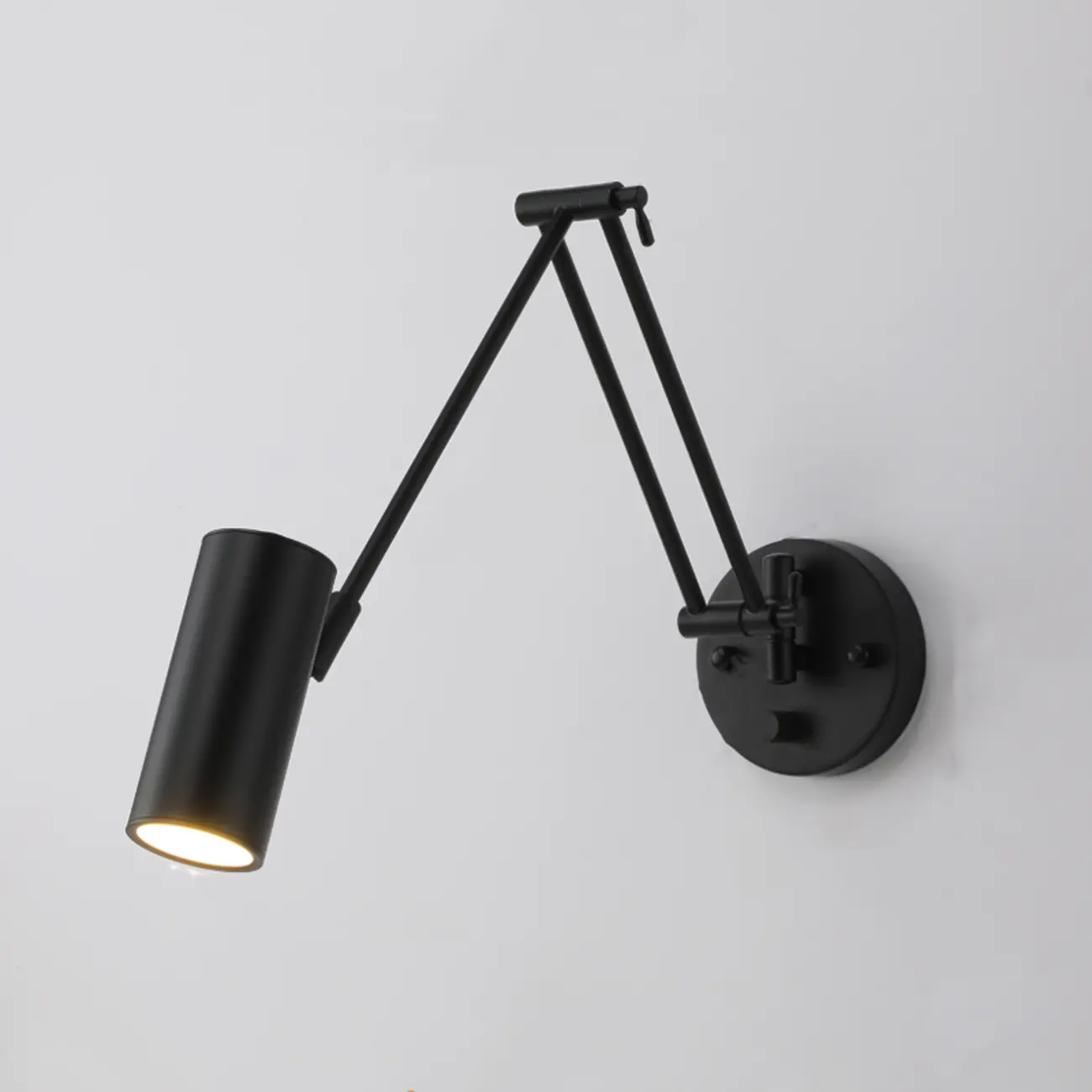 Natural Light Indoor Swing Arm Wall Sconce for Bedroom Decor Image - 4 | homeyfad