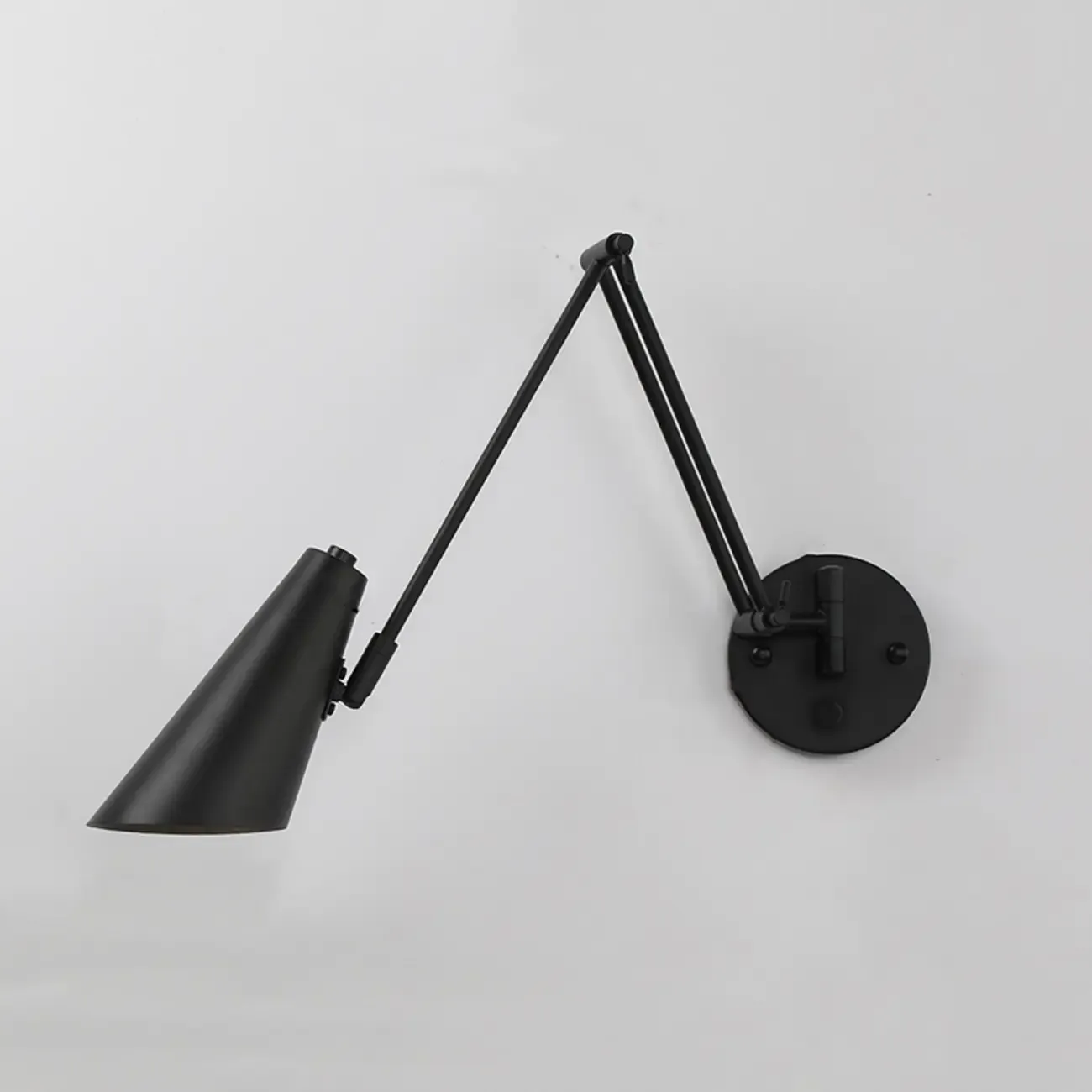 Natural Light Indoor Swing Arm Wall Sconce for Bedroom Decor Image - 6