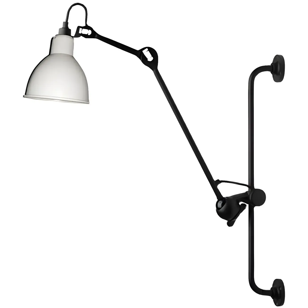 Modern Adjustable Metal Swing Arm Wall Light for Study Image - 5