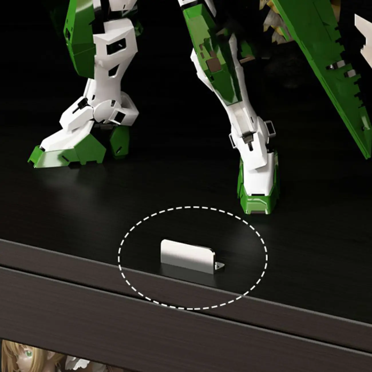 Contemporary Acrylic Wood Shelf Display Cabinet Black Image - 13 | homeyfad