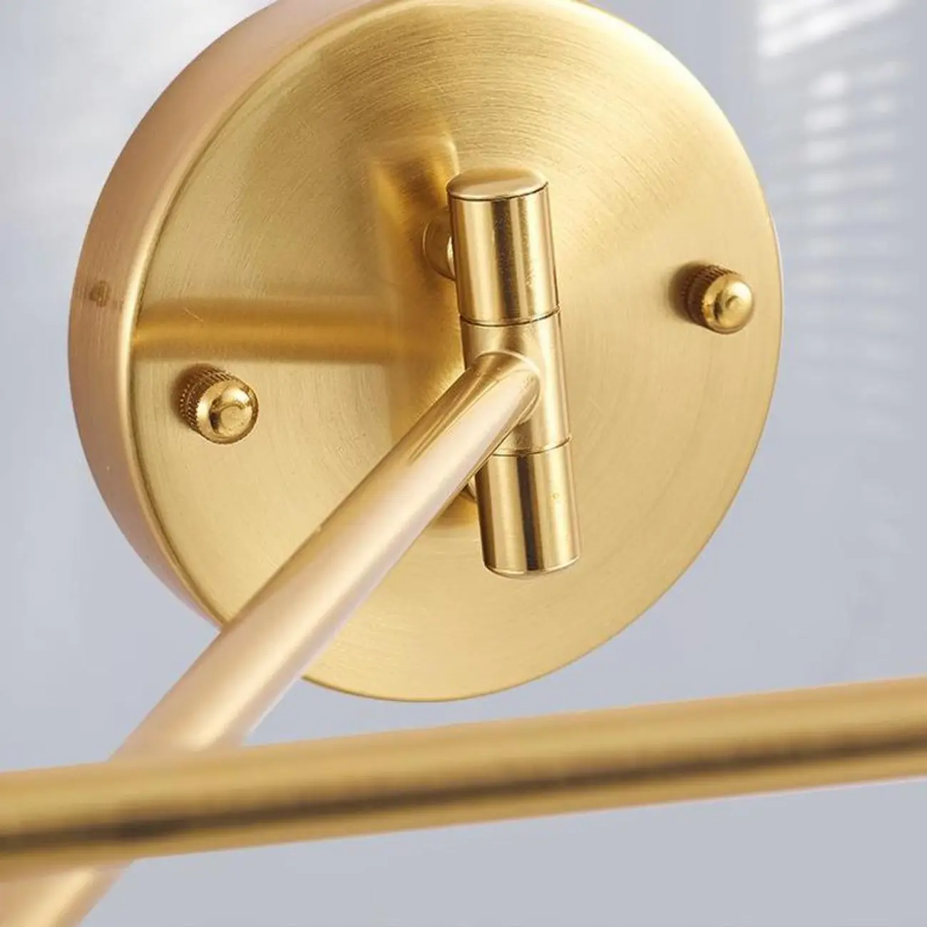 Modern Metal Hemisphere Shade Swing Arm Wall Light Image - 17 | homeyfad