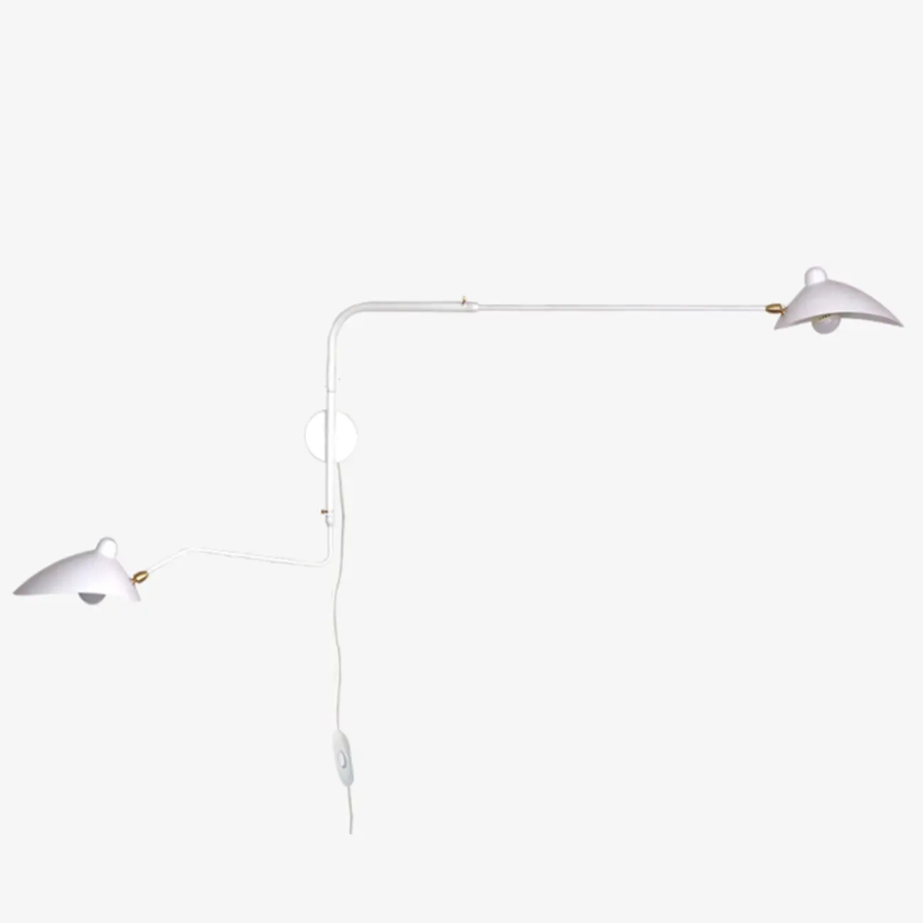 Modern Geometric Metal Wall Light with Iron Shade Image - 4 | homeyfad