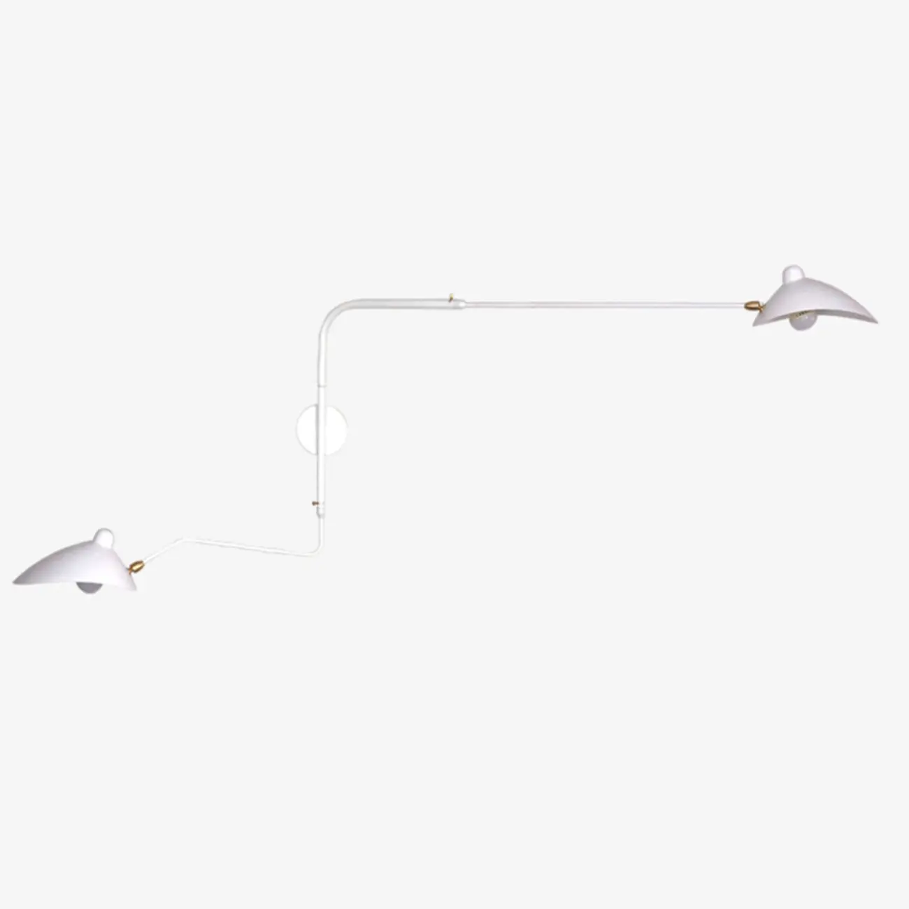 Modern Geometric Metal Wall Light with Iron Shade Image - 5 | homeyfad