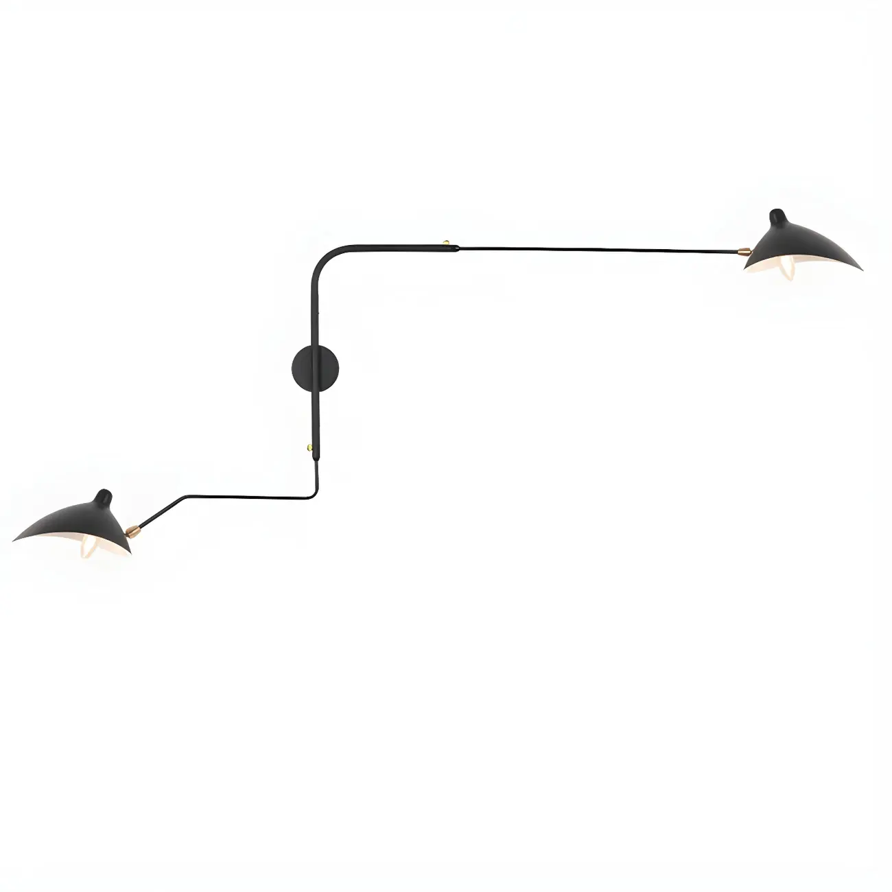 Modern Geometric Metal Wall Light with Iron Shade Image - 8 | homeyfad