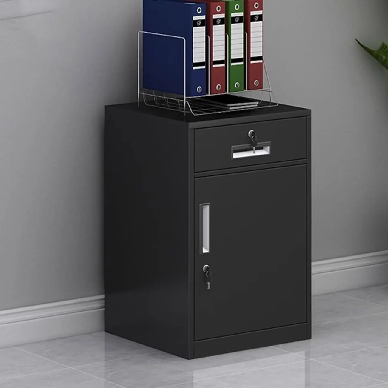 Stylish Steel Vertical Filing Cabinets with Fireproof for Office Image - 3 | homeyfad