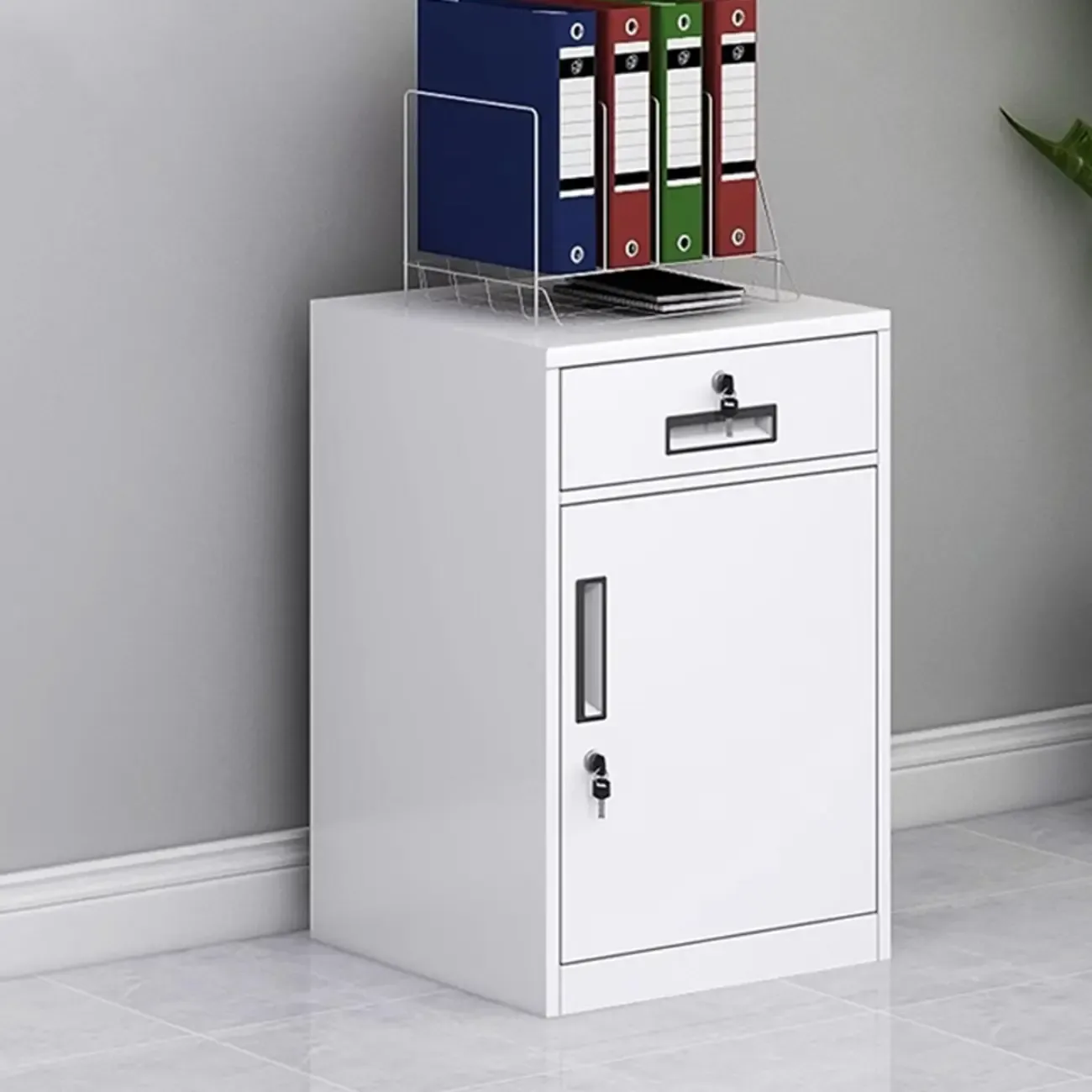 Stylish Steel Vertical Filing Cabinets with Fireproof for Office Image - 4