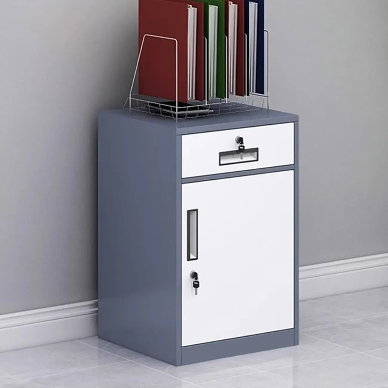 Stylish Steel Vertical Filing Cabinets with Fireproof for Office Image - 6