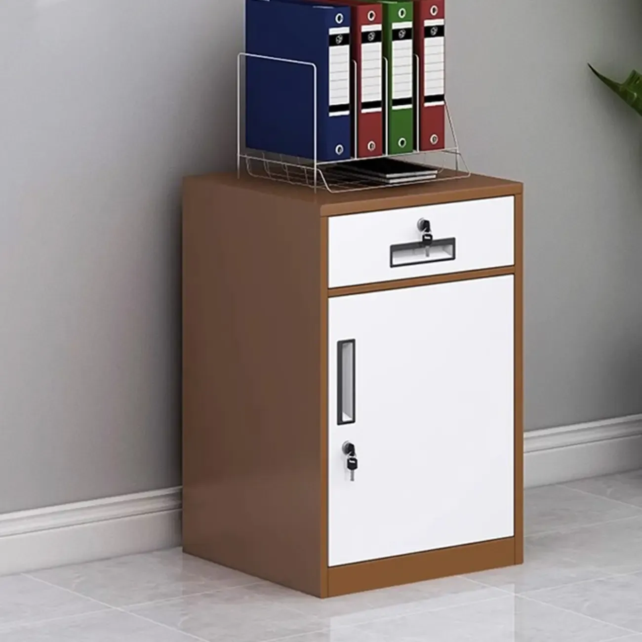 Stylish Steel Vertical Filing Cabinets with Fireproof for Office Image - 7