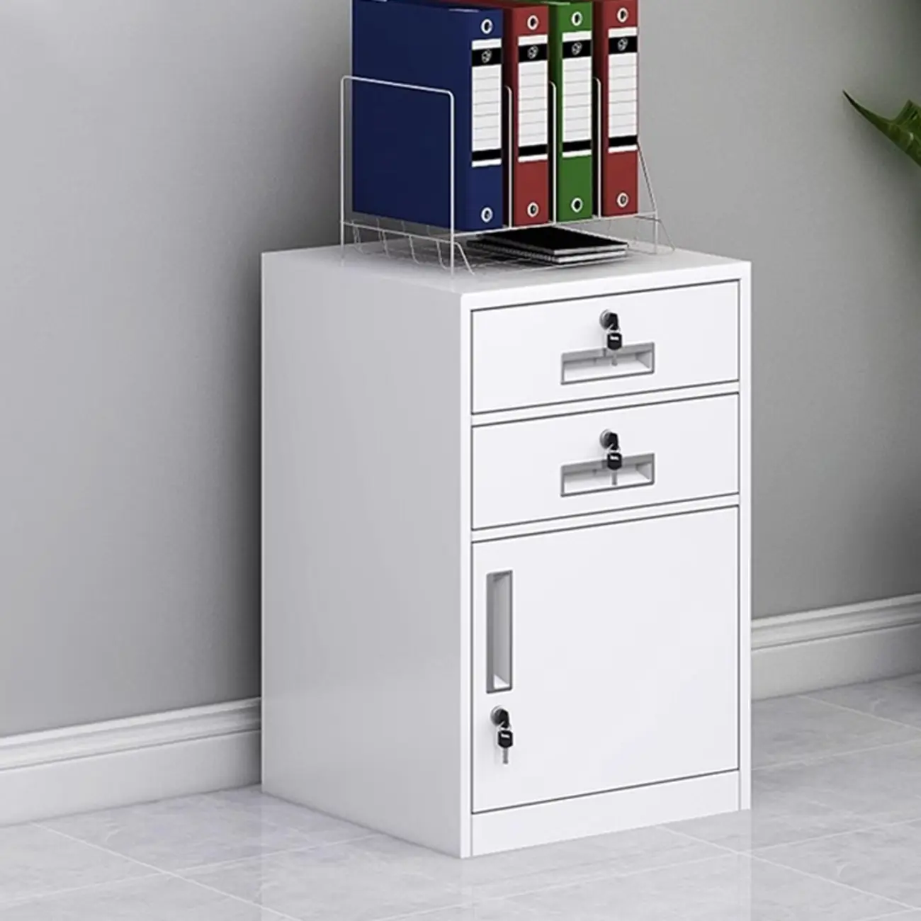 Stylish Steel Vertical Filing Cabinets with Fireproof for Office Image - 11 | homeyfad
