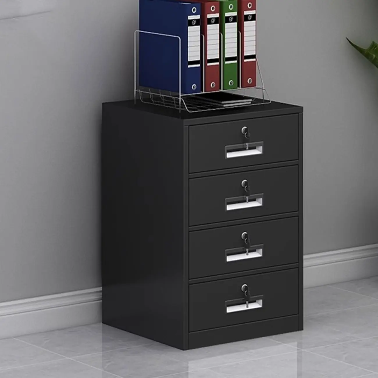 Stylish Steel Vertical Filing Cabinets with Fireproof for Office Image - 17 | homeyfad