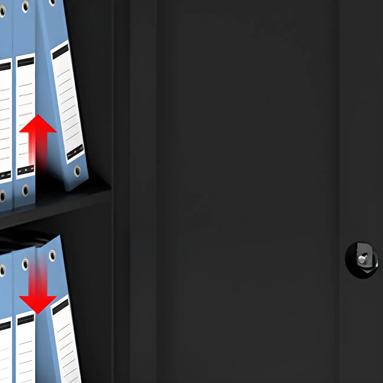 Stylish Steel Vertical Filing Cabinets with Fireproof for Office Image - 19