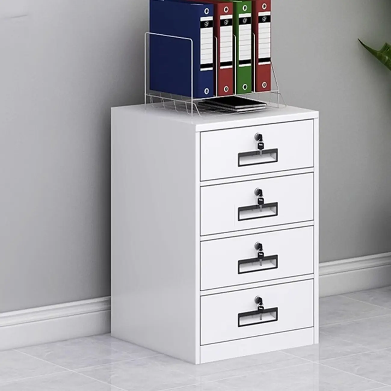 Stylish Steel Vertical Filing Cabinets with Fireproof for Office Image - 20 | homeyfad