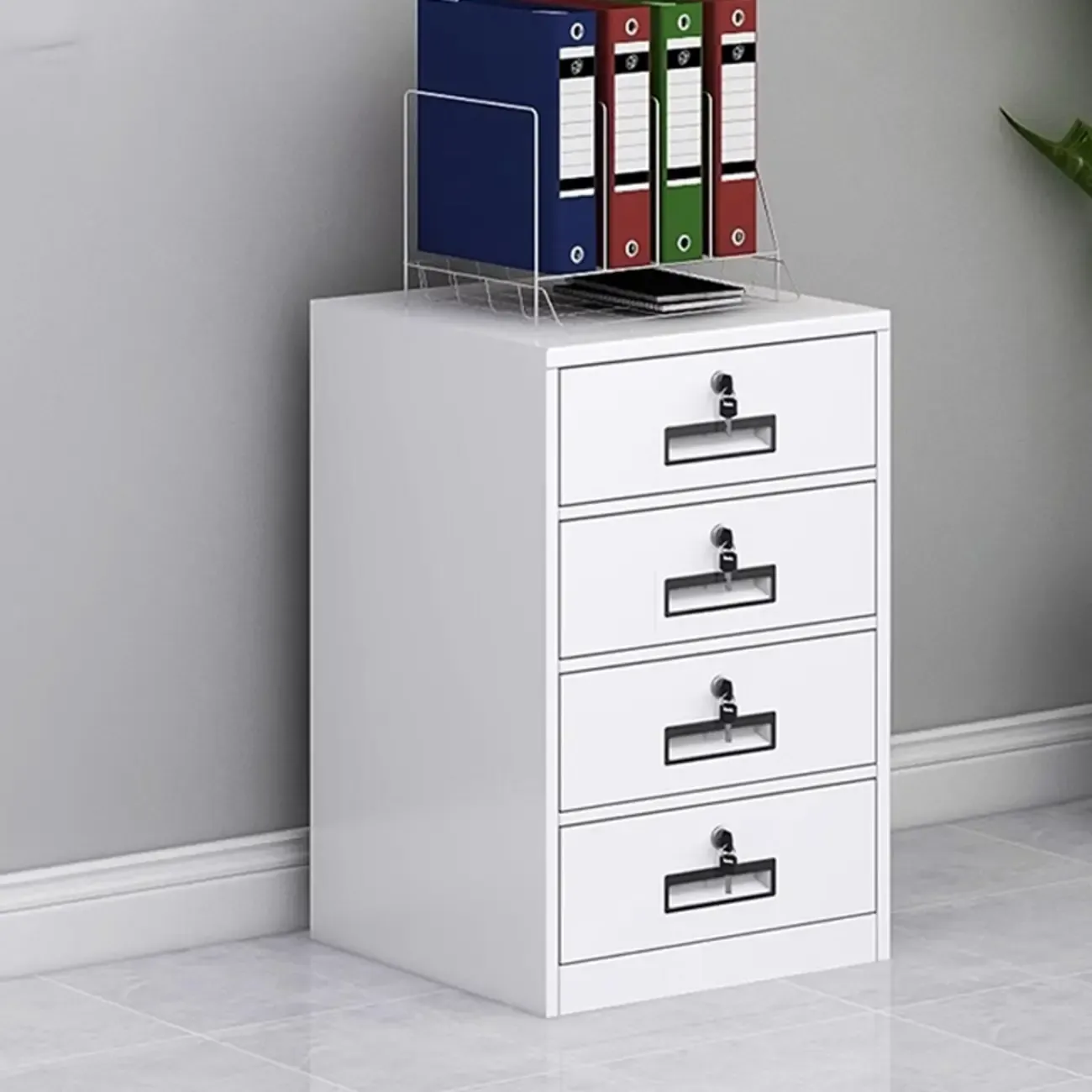 Stylish Steel Vertical Filing Cabinets with Fireproof for Office Image - 20
