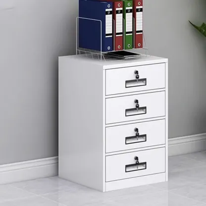 Stylish Steel Vertical Filing Cabinets with Fireproof for Office Image - 20