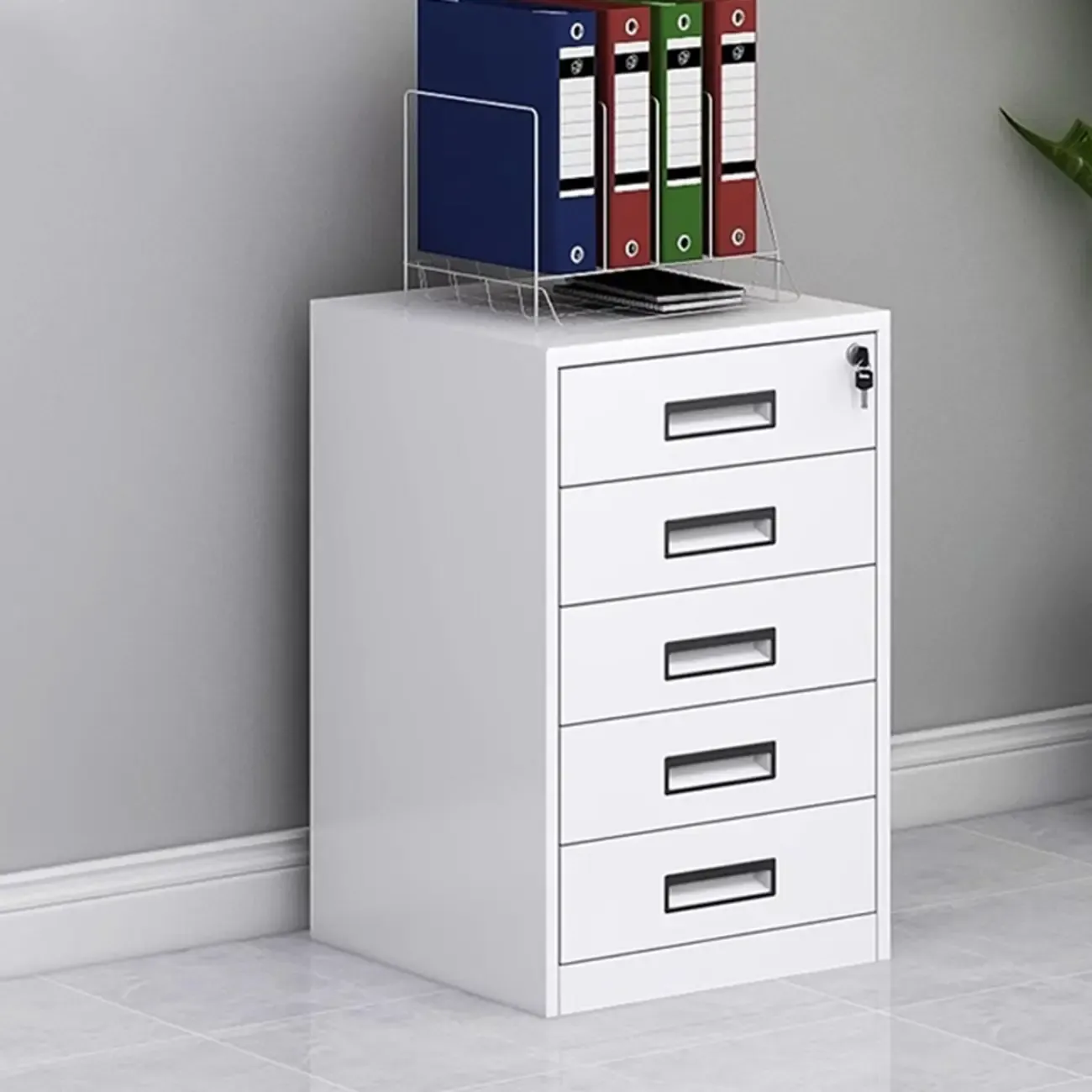 Stylish Steel Vertical Filing Cabinets with Fireproof for Office Image - 24