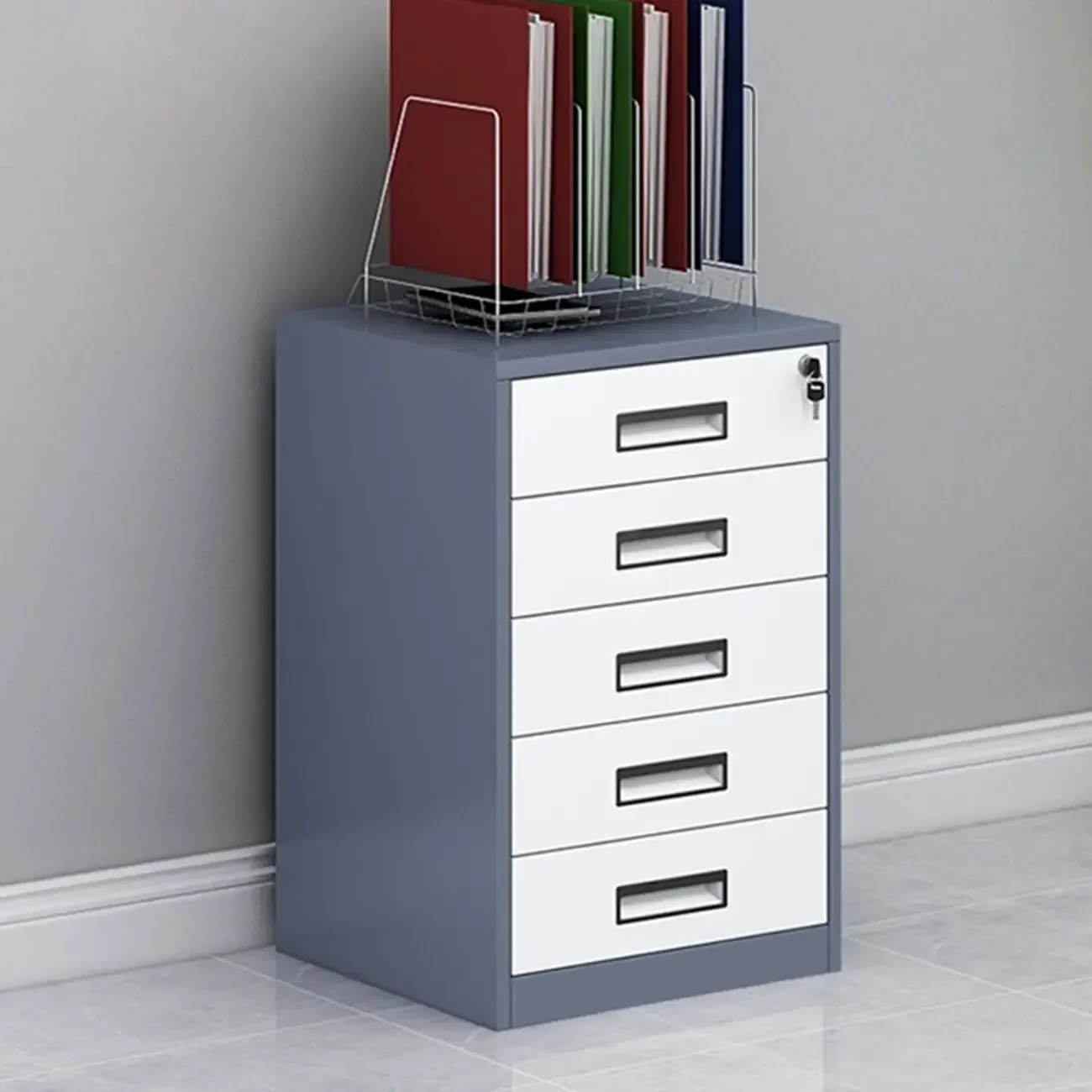 Stylish Steel Vertical Filing Cabinets with Fireproof for Office Image - 25