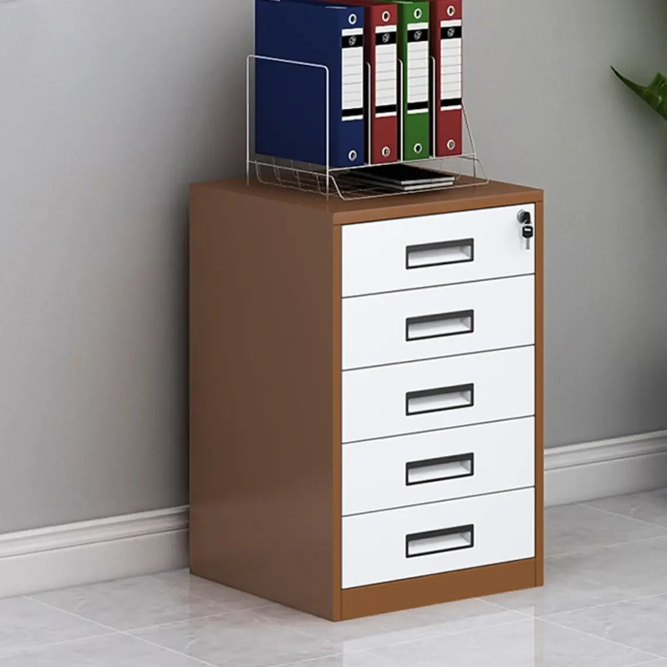 Stylish Steel Vertical Filing Cabinets with Fireproof for Office Image - 26