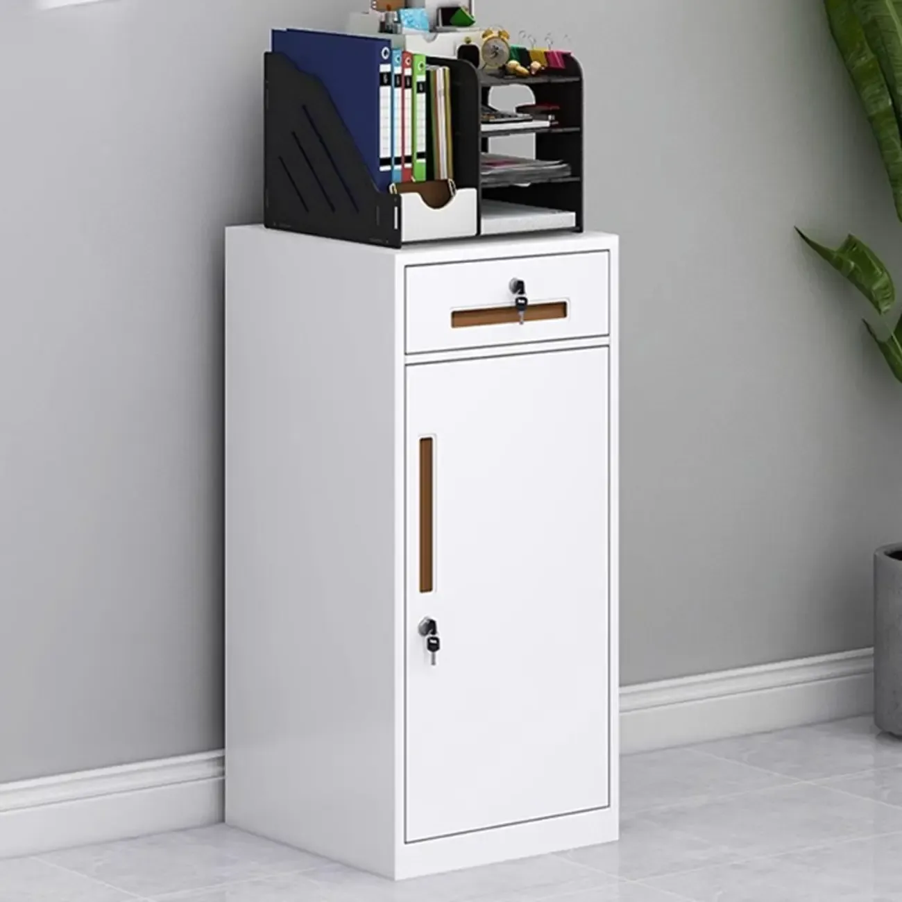 Stylish Steel Vertical Filing Cabinets with Fireproof for Office Image - 28