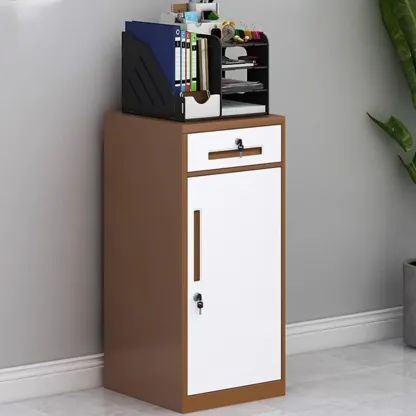Stylish Steel Vertical Filing Cabinets with Fireproof for Office Image - 30