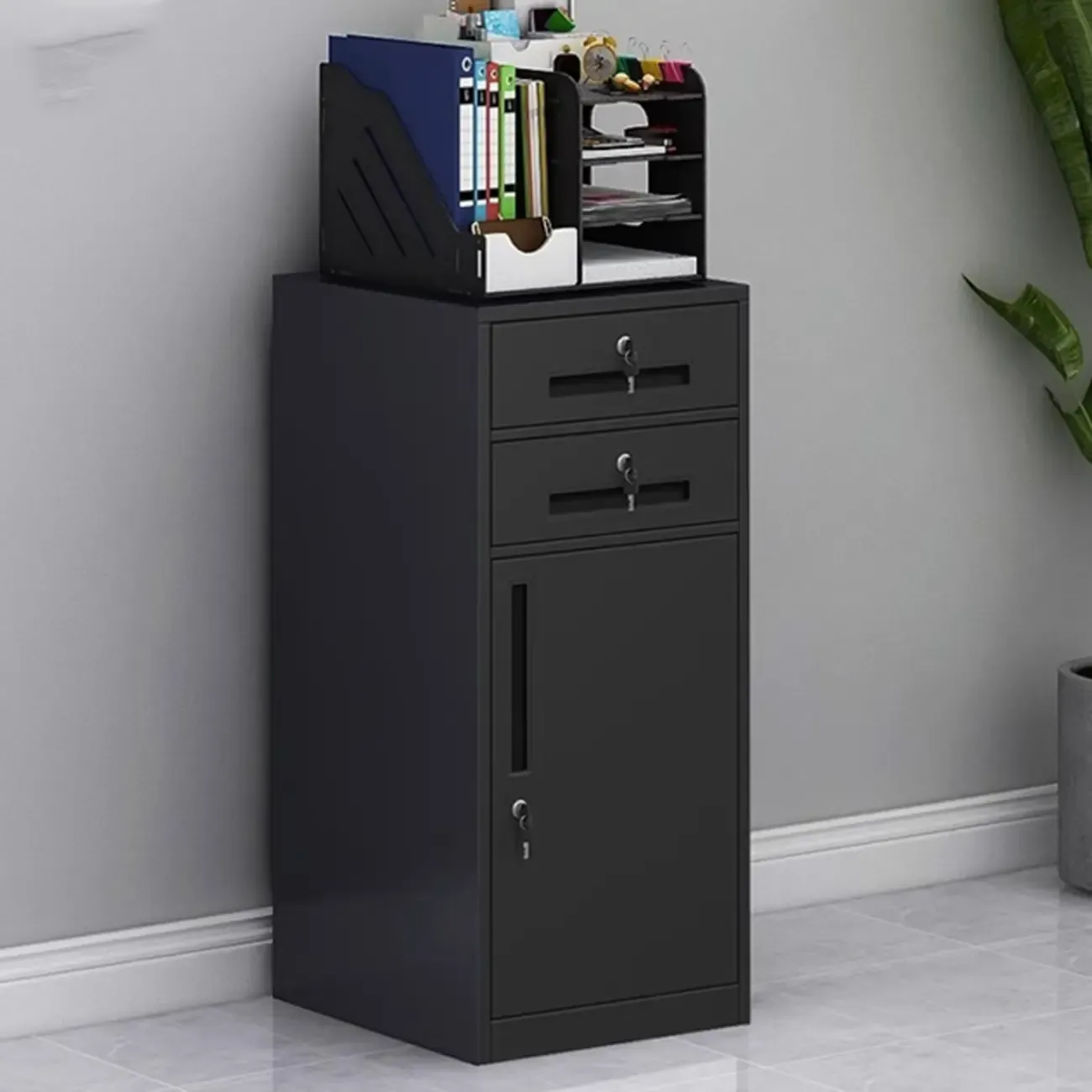 Stylish Steel Vertical Filing Cabinets with Fireproof for Office Image - 31