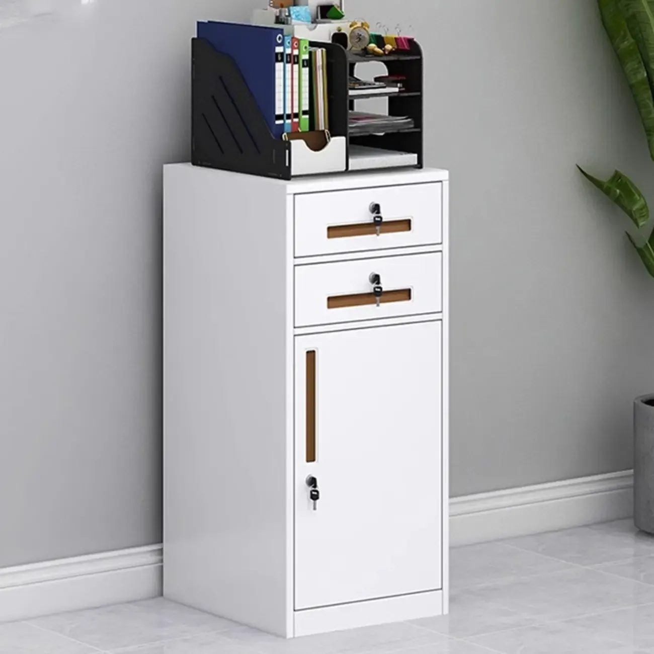 Stylish Steel Vertical Filing Cabinets with Fireproof for Office Image - 32