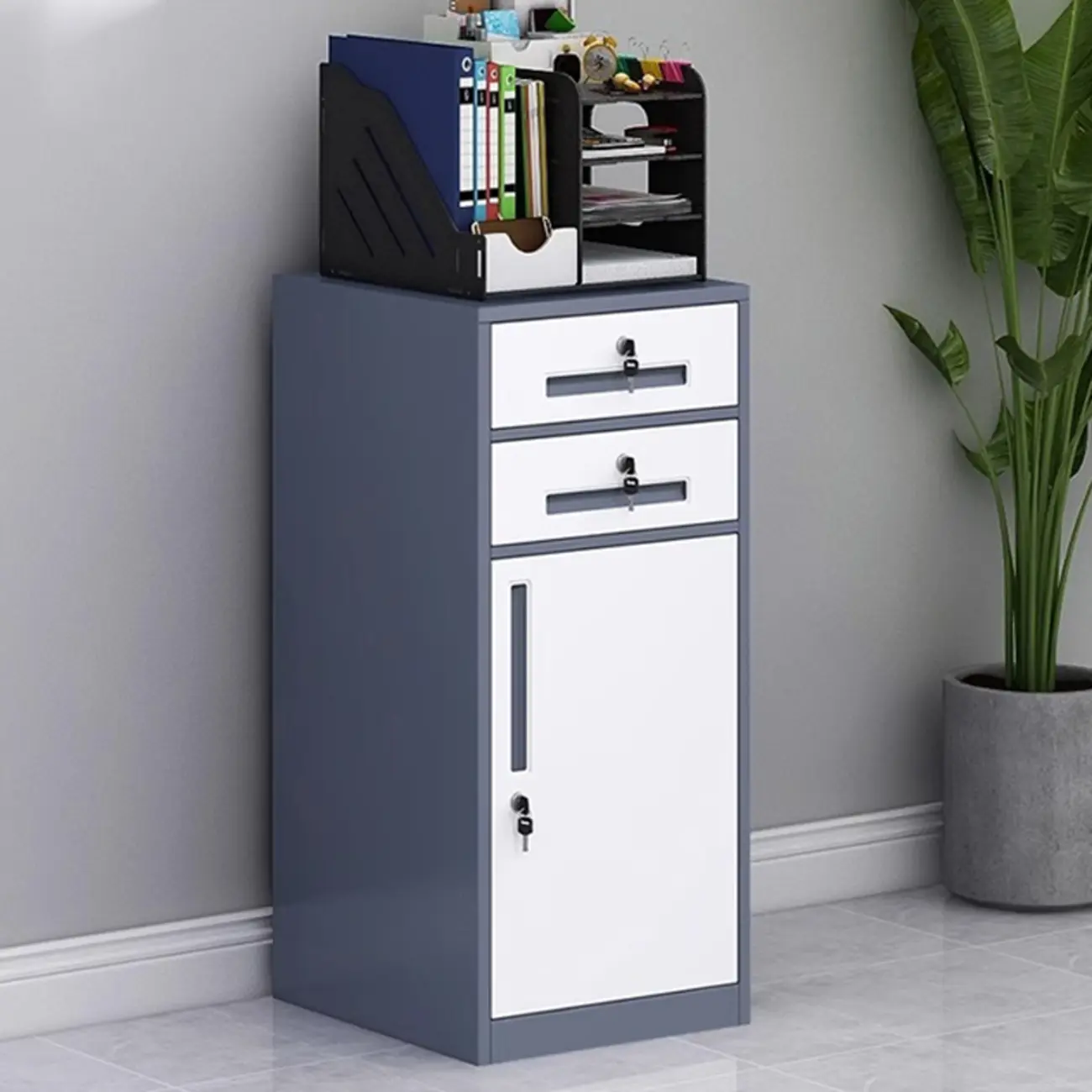 Stylish Steel Vertical Filing Cabinets with Fireproof for Office Image - 33 | homeyfad