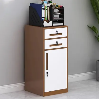 Stylish Steel Vertical Filing Cabinets with Fireproof for Office Image - 34