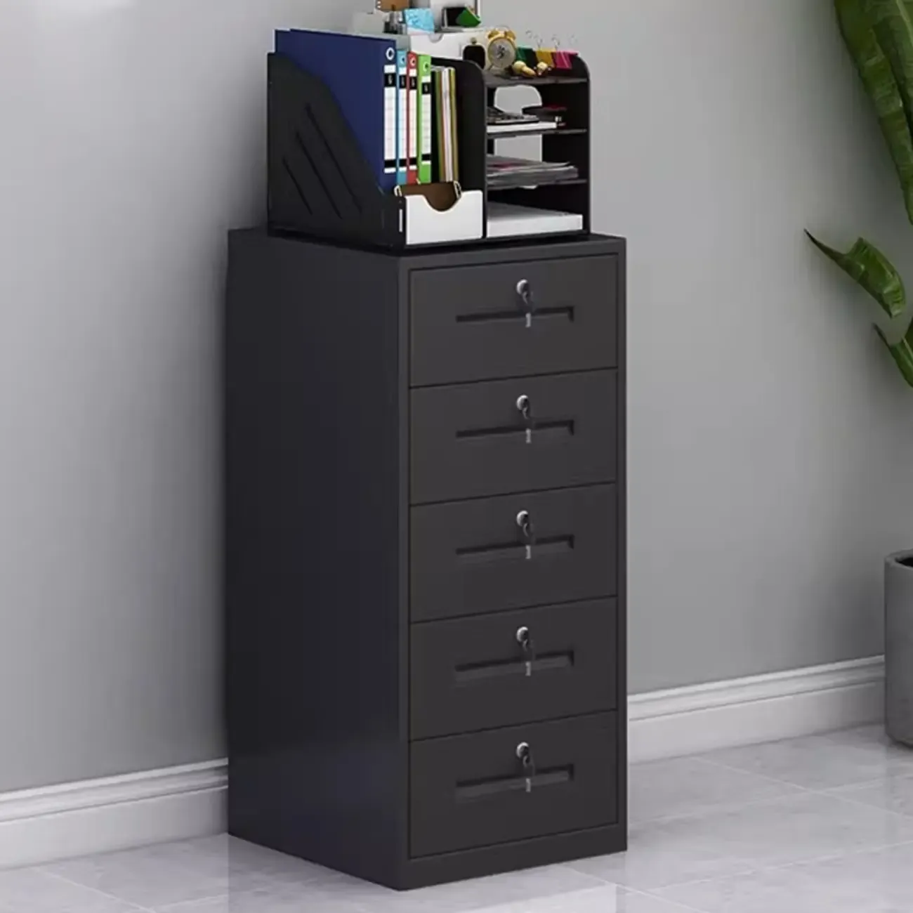 Stylish Steel Vertical Filing Cabinets with Fireproof for Office Image - 35