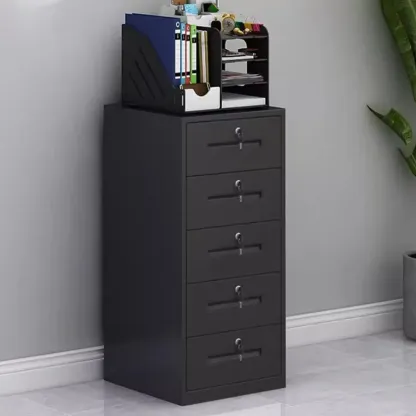 Stylish Steel Vertical Filing Cabinets with Fireproof for Office Image - 35