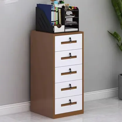 Stylish Steel Vertical Filing Cabinets with Fireproof for Office Image - 38