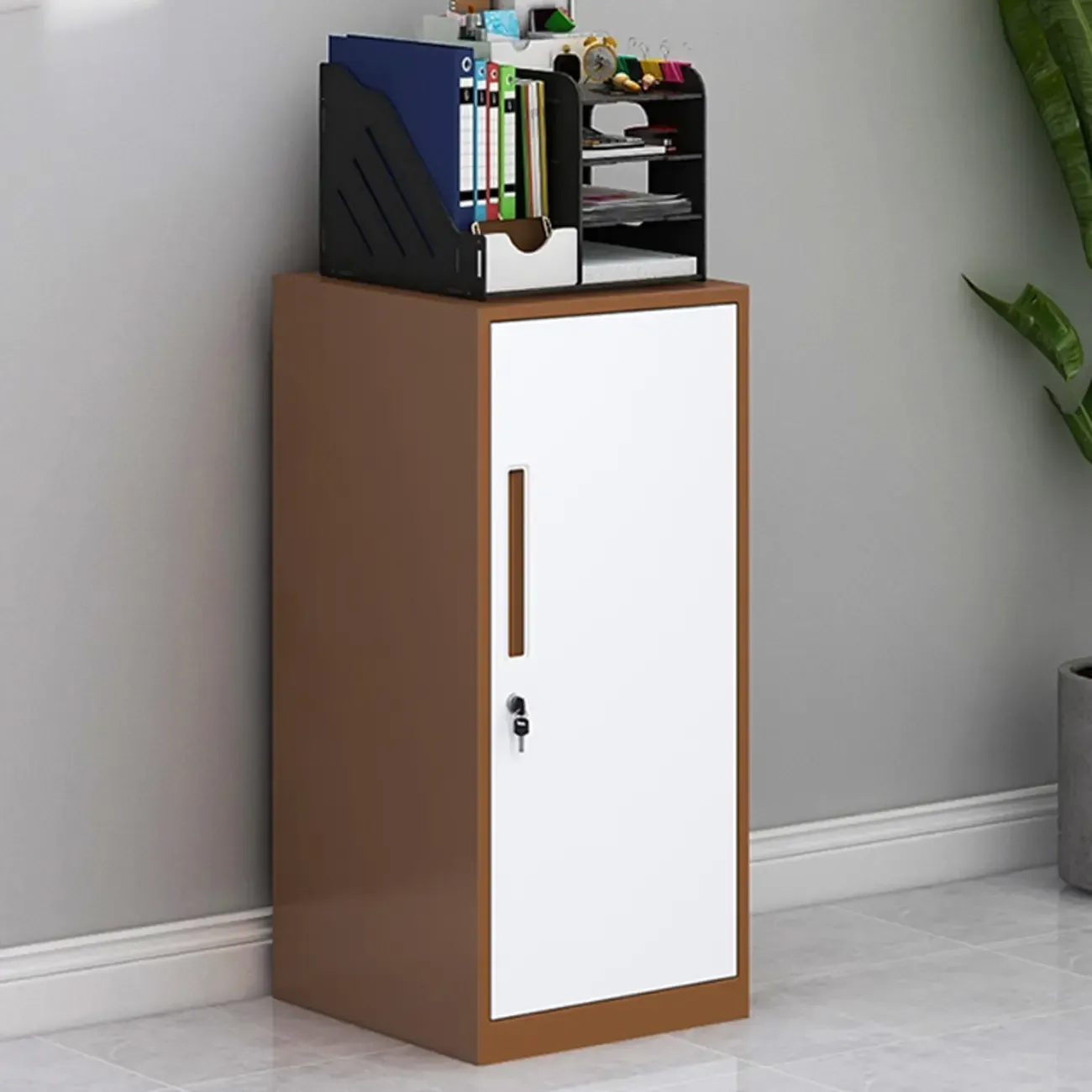 Stylish Steel Vertical Filing Cabinets with Fireproof for Office Image - 42